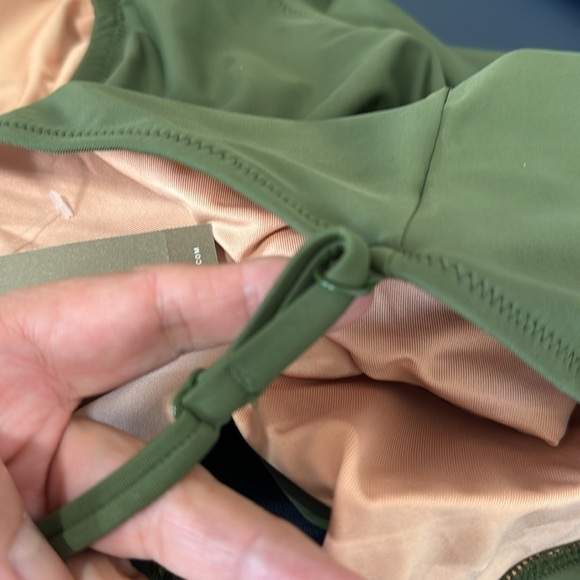 J. Crew Scoopneck One Piece Swimsuit Women's Plus 24 Green New BF162 - Picture 13 of 15